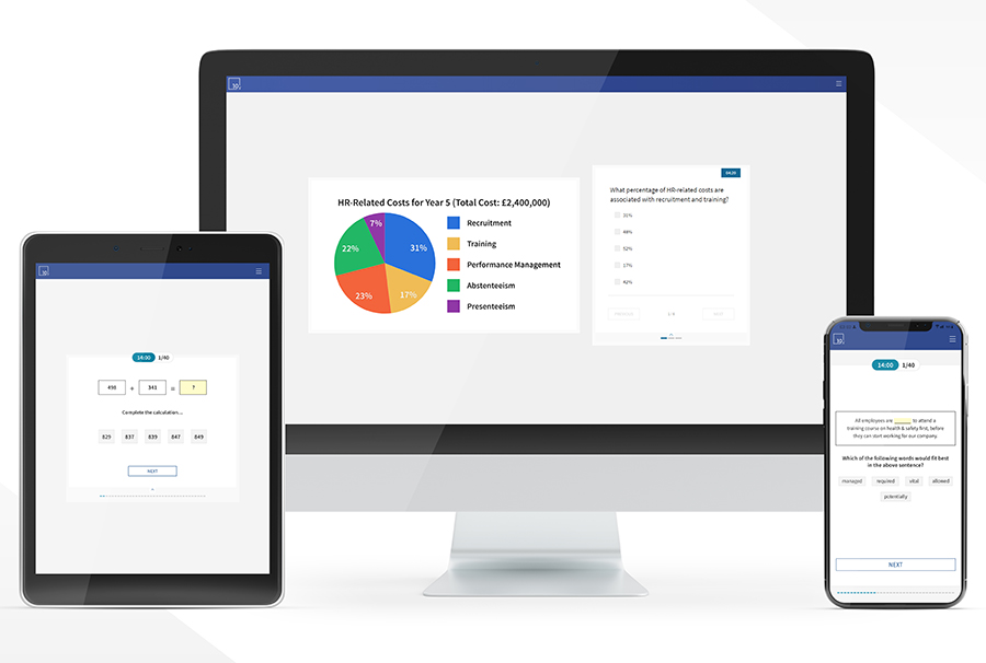 10x Assessments available on various devices